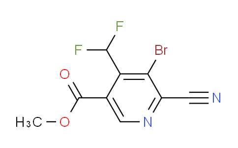 AM127291 | 1806916-56-2 | Methyl 3-bromo-2-cyano-4-(difluoromethyl)pyridine-5-carboxylate