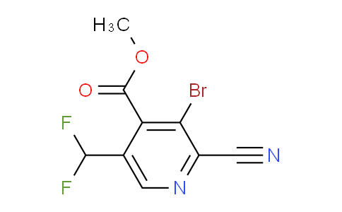 AM127292 | 1806999-14-3 | Methyl 3-bromo-2-cyano-5-(difluoromethyl)pyridine-4-carboxylate