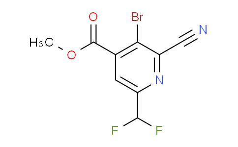 AM127293 | 1804843-10-4 | Methyl 3-bromo-2-cyano-6-(difluoromethyl)pyridine-4-carboxylate