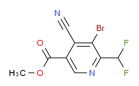 AM127294 | 1805342-94-2 | Methyl 3-bromo-4-cyano-2-(difluoromethyl)pyridine-5-carboxylate