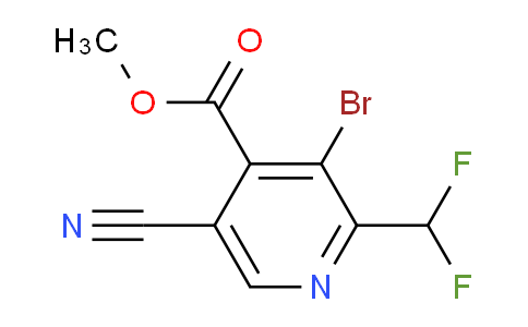 AM127297 | 1806916-77-7 | Methyl 3-bromo-5-cyano-2-(difluoromethyl)pyridine-4-carboxylate