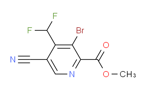 AM127298 | 1806054-79-4 | Methyl 3-bromo-5-cyano-4-(difluoromethyl)pyridine-2-carboxylate