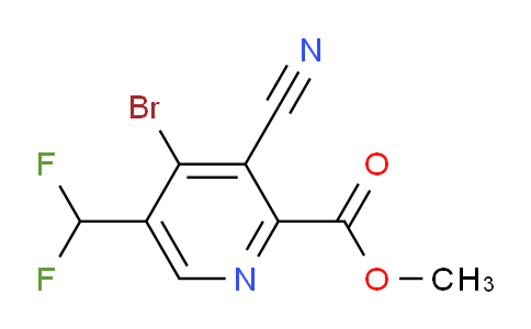 AM127303 | 1806916-87-9 | Methyl 4-bromo-3-cyano-5-(difluoromethyl)pyridine-2-carboxylate