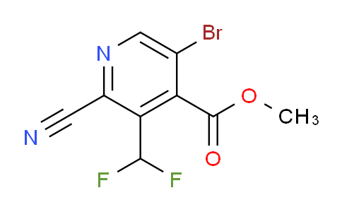 Methyl 5-bromo-2-cyano-3-(difluoromethyl)pyridine-4-carboxylate