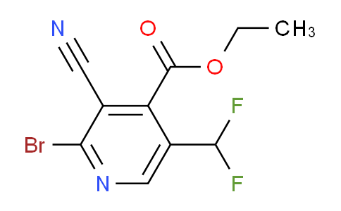 AM127309 | 1806830-45-4 | Ethyl 2-bromo-3-cyano-5-(difluoromethyl)pyridine-4-carboxylate