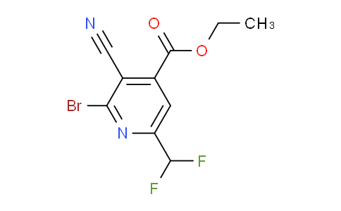 AM127310 | 1805387-74-9 | Ethyl 2-bromo-3-cyano-6-(difluoromethyl)pyridine-4-carboxylate
