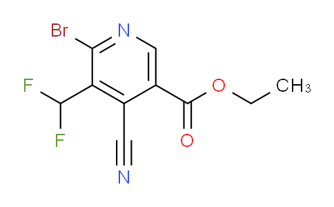 AM127311 | 1806054-93-2 | Ethyl 2-bromo-4-cyano-3-(difluoromethyl)pyridine-5-carboxylate