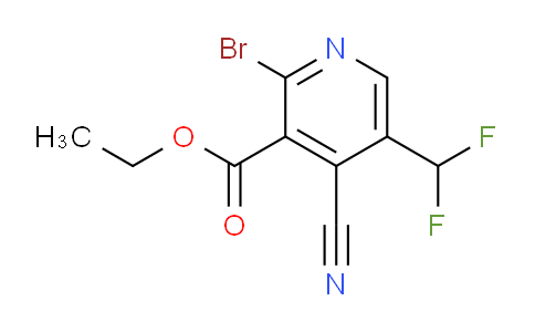 AM127312 | 1804843-54-6 | Ethyl 2-bromo-4-cyano-5-(difluoromethyl)pyridine-3-carboxylate