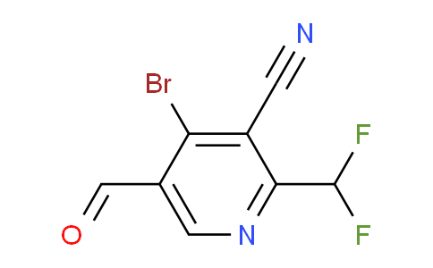 AM127317 | 1805430-85-6 | 4-Bromo-3-cyano-2-(difluoromethyl)pyridine-5-carboxaldehyde