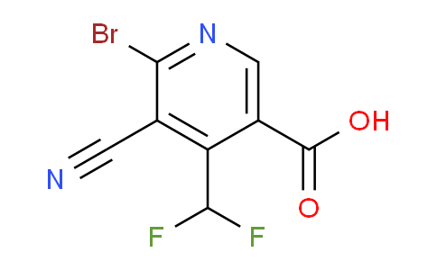 2-Bromo-3-cyano-4-(difluoromethyl)pyridine-5-carboxylic acid