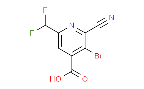 AM127327 | 1804842-74-7 | 3-Bromo-2-cyano-6-(difluoromethyl)pyridine-4-carboxylic acid