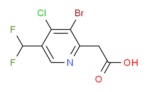 AM127329 | 1806971-29-8 | 3-Bromo-4-chloro-5-(difluoromethyl)pyridine-2-acetic acid