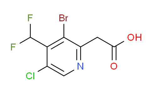 AM127332 | 1805234-53-0 | 3-Bromo-5-chloro-4-(difluoromethyl)pyridine-2-acetic acid