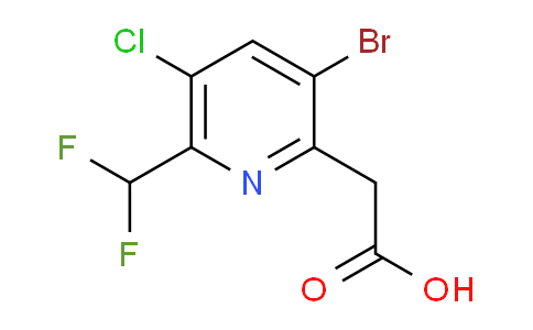 AM127333 | 1805397-27-6 | 3-Bromo-5-chloro-6-(difluoromethyl)pyridine-2-acetic acid