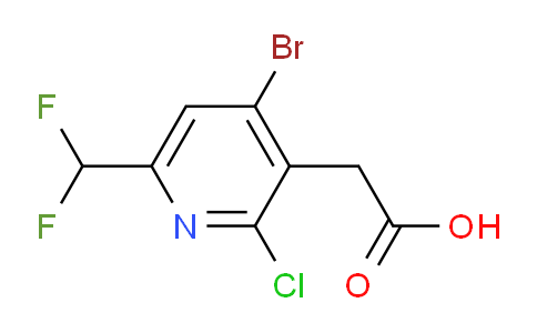 AM127336 | 1805234-66-5 | 4-Bromo-2-chloro-6-(difluoromethyl)pyridine-3-acetic acid