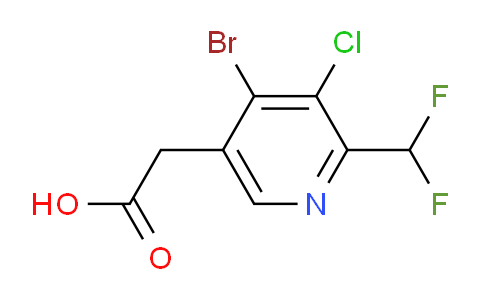 AM127337 | 1805005-69-9 | 4-Bromo-3-chloro-2-(difluoromethyl)pyridine-5-acetic acid