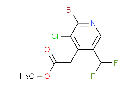 AM127344 | 1806971-41-4 | Methyl 2-bromo-3-chloro-5-(difluoromethyl)pyridine-4-acetate