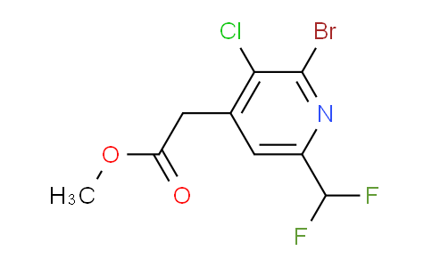 AM127345 | 1806844-56-3 | Methyl 2-bromo-3-chloro-6-(difluoromethyl)pyridine-4-acetate