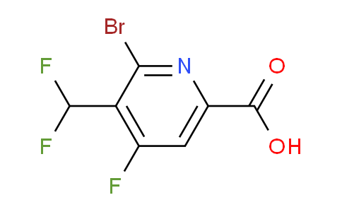 AM127349 | 1805398-04-2 | 2-Bromo-3-(difluoromethyl)-4-fluoropyridine-6-carboxylic acid