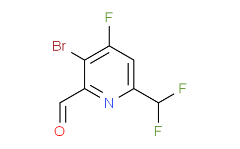 AM127350 | 1805241-73-9 | 3-Bromo-6-(difluoromethyl)-4-fluoropyridine-2-carboxaldehyde