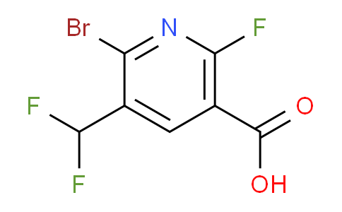 AM127351 | 1806831-97-9 | 2-Bromo-3-(difluoromethyl)-6-fluoropyridine-5-carboxylic acid