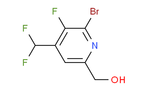 2-Bromo-4-(difluoromethyl)-3-fluoropyridine-6-methanol