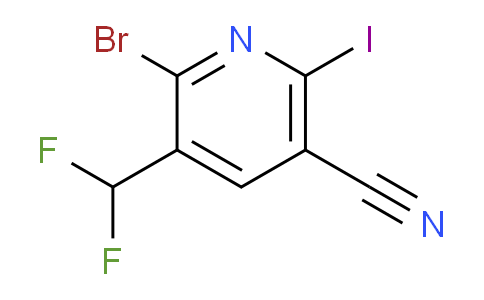 AM127369 | 1806841-42-8 | 2-Bromo-5-cyano-3-(difluoromethyl)-6-iodopyridine