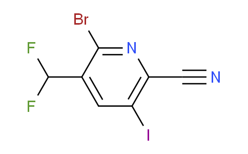 AM127370 | 1805010-50-7 | 2-Bromo-6-cyano-3-(difluoromethyl)-5-iodopyridine