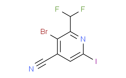 AM127372 | 1804660-23-8 | 3-Bromo-4-cyano-2-(difluoromethyl)-6-iodopyridine