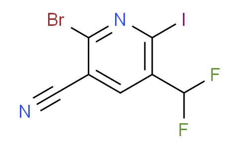 AM127375 | 1805391-82-5 | 2-Bromo-3-cyano-5-(difluoromethyl)-6-iodopyridine