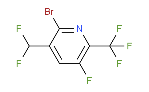 AM127376 | 1804494-92-5 | 2-Bromo-3-(difluoromethyl)-5-fluoro-6-(trifluoromethyl)pyridine