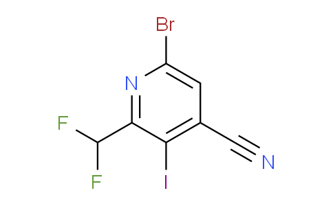 AM127377 | 1805398-86-0 | 6-Bromo-4-cyano-2-(difluoromethyl)-3-iodopyridine