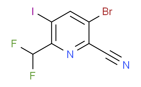 AM127381 | 1806993-75-8 | 3-Bromo-2-cyano-6-(difluoromethyl)-5-iodopyridine