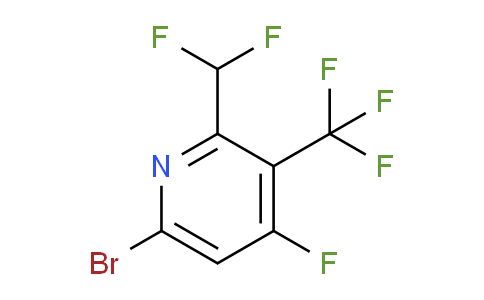 AM127382 | 1804846-77-2 | 6-Bromo-2-(difluoromethyl)-4-fluoro-3-(trifluoromethyl)pyridine