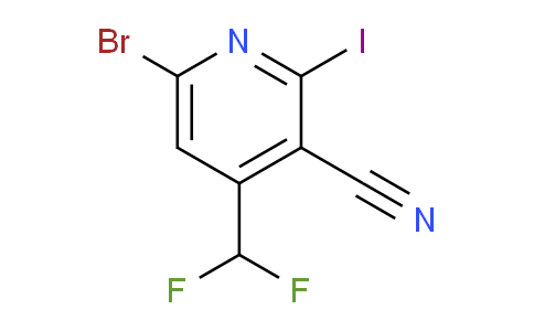 AM127384 | 1805163-73-8 | 6-Bromo-3-cyano-4-(difluoromethyl)-2-iodopyridine