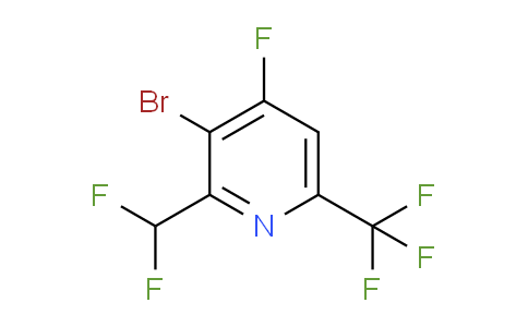 AM127395 | 1804846-83-0 | 3-Bromo-2-(difluoromethyl)-4-fluoro-6-(trifluoromethyl)pyridine