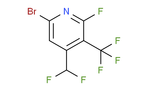 AM127396 | 1805371-67-8 | 6-Bromo-4-(difluoromethyl)-2-fluoro-3-(trifluoromethyl)pyridine