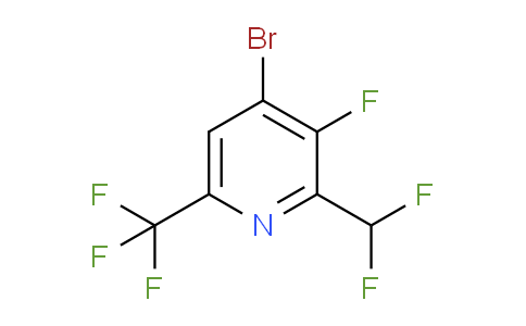 AM127403 | 1804847-67-3 | 4-Bromo-2-(difluoromethyl)-3-fluoro-6-(trifluoromethyl)pyridine