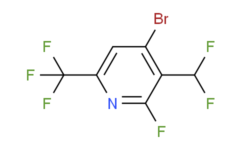 AM127404 | 1806903-73-0 | 4-Bromo-3-(difluoromethyl)-2-fluoro-6-(trifluoromethyl)pyridine