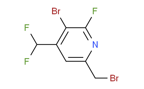 AM127409 | 1806910-35-9 | 3-Bromo-6-(bromomethyl)-4-(difluoromethyl)-2-fluoropyridine