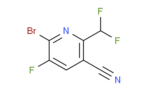 2-Bromo-5-cyano-6-(difluoromethyl)-3-fluoropyridine