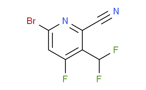 6-Bromo-2-cyano-3-(difluoromethyl)-4-fluoropyridine