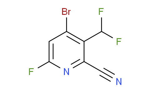 AM127429 | 1805238-46-3 | 4-Bromo-2-cyano-3-(difluoromethyl)-6-fluoropyridine