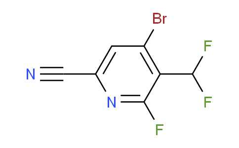 AM127430 | 1805367-00-3 | 4-Bromo-6-cyano-3-(difluoromethyl)-2-fluoropyridine