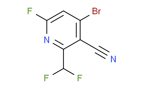 4-Bromo-3-cyano-2-(difluoromethyl)-6-fluoropyridine