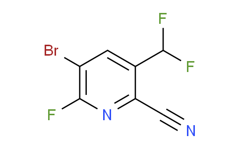 5-Bromo-2-cyano-3-(difluoromethyl)-6-fluoropyridine