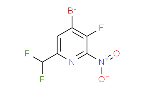 AM127438 | 1804635-65-1 | 4-Bromo-6-(difluoromethyl)-3-fluoro-2-nitropyridine