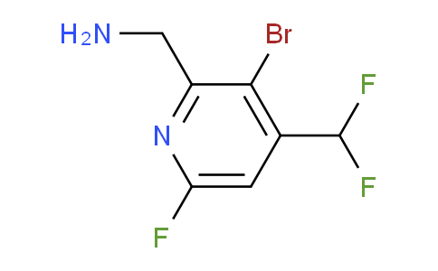 AM127443 | 1804635-92-4 | 2-(Aminomethyl)-3-bromo-4-(difluoromethyl)-6-fluoropyridine