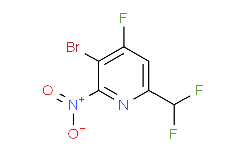 AM127444 | 1806993-41-8 | 3-Bromo-6-(difluoromethyl)-4-fluoro-2-nitropyridine