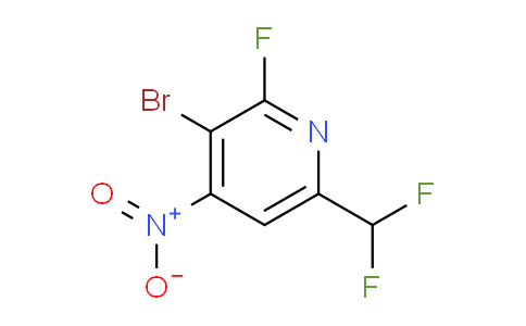 AM127445 | 1805346-34-2 | 3-Bromo-6-(difluoromethyl)-2-fluoro-4-nitropyridine